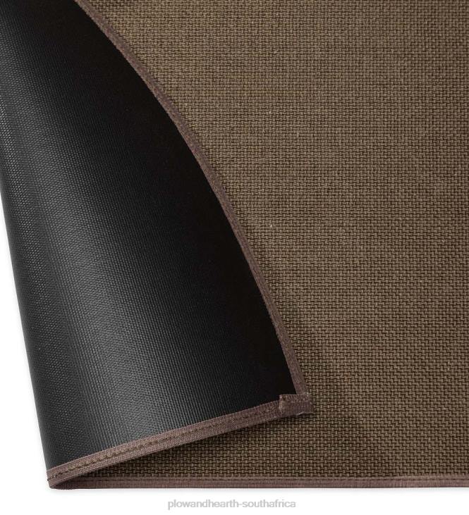 Accessories Plow & Hearth Flame-Resistant Fiberglass Half-Round Rug NFLB2801
