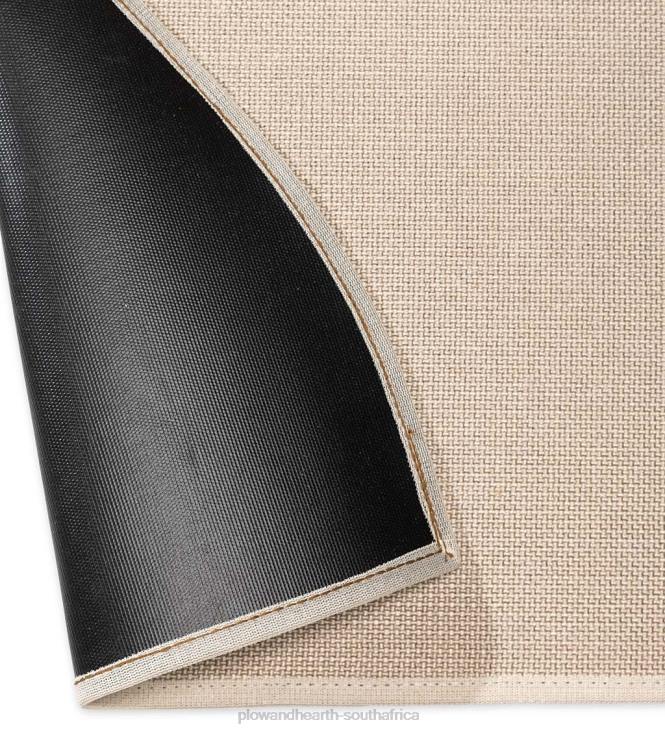 Accessories Plow & Hearth Flame-Resistant Fiberglass Half-Round Rug NFLB2801