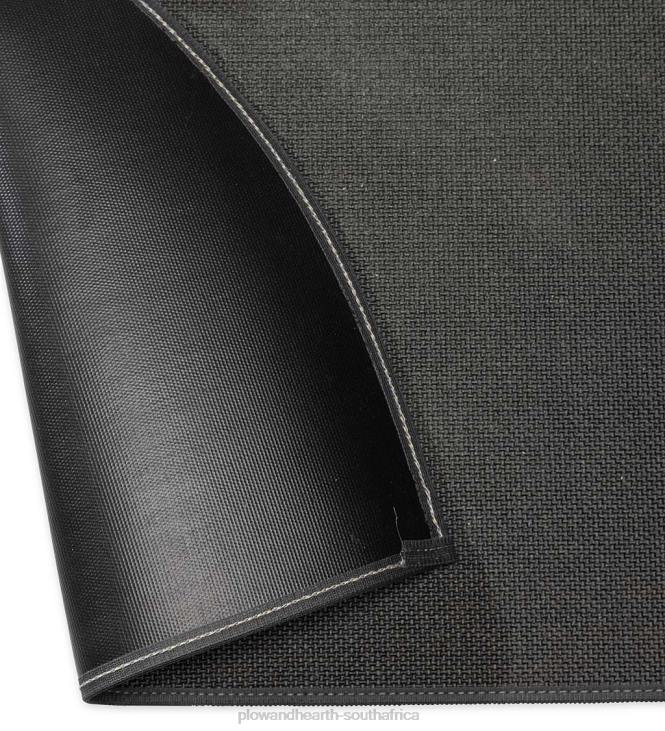 Accessories Plow & Hearth Flame-Resistant Fiberglass Half-Round Rug NFLB2801