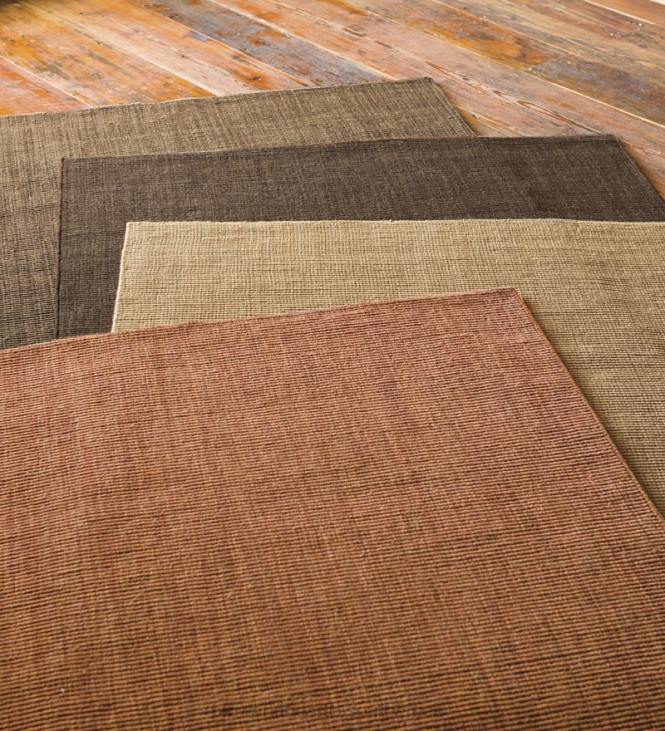 Accessories Plow & Hearth Wool Blend Dalton Rug, 2' x 3'6- Paprika NFLB2803