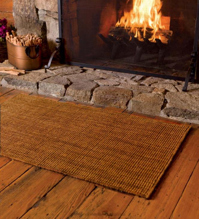 Accessories Plow & Hearth Wool Blend Dalton Rug, 2' x 3'6- Paprika NFLB2803