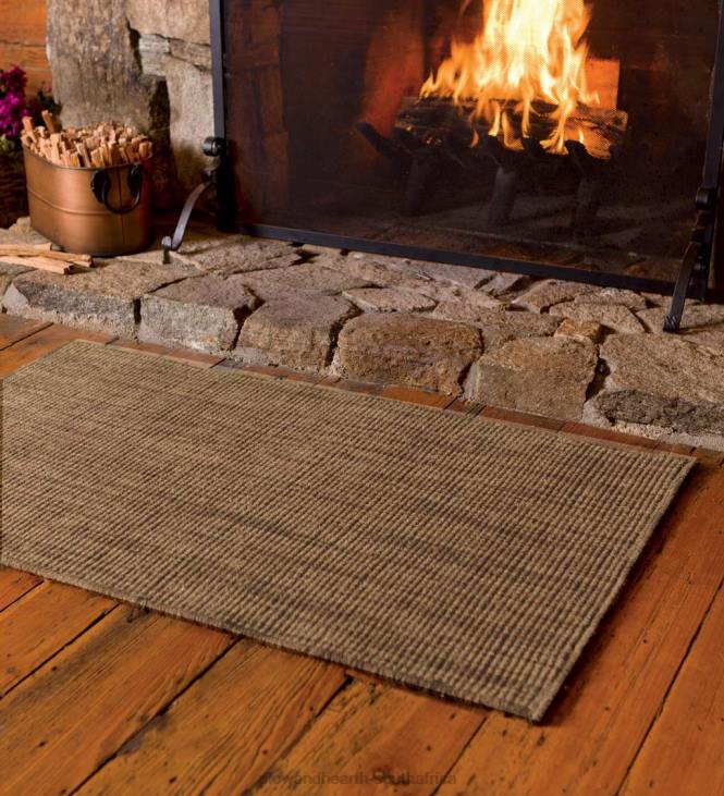 Accessories Plow & Hearth Wool Blend Dalton Rug, 2' x 3'6- Paprika NFLB2803