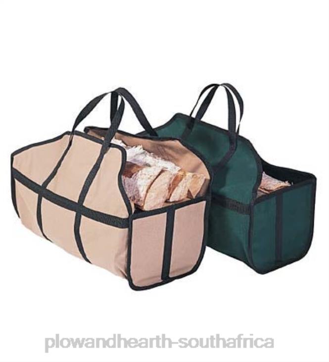 Accessories Plow & Hearth Canvas Log Carrier NFLB2956