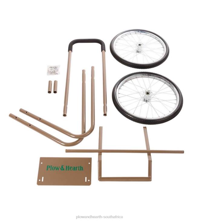 Accessories Plow & Hearth Rolling Wood Caddy and Cover NFLB3253