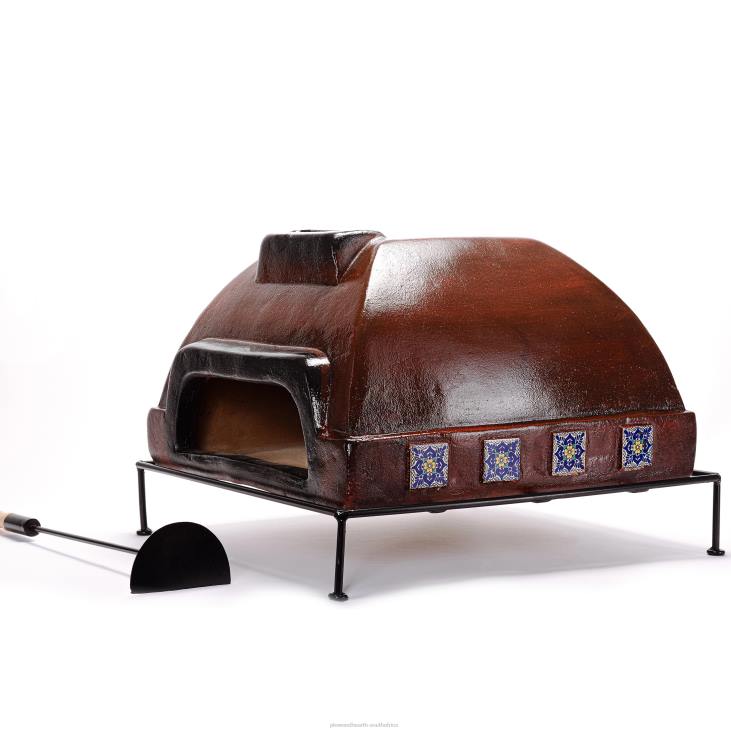Accessories Plow & Hearth Talavera Etna Pizza Oven NFLB2942