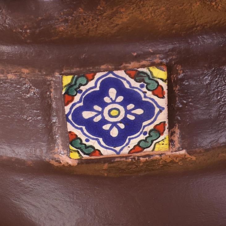Accessories Plow & Hearth Talavera Large Pizza Oven NFLB2944