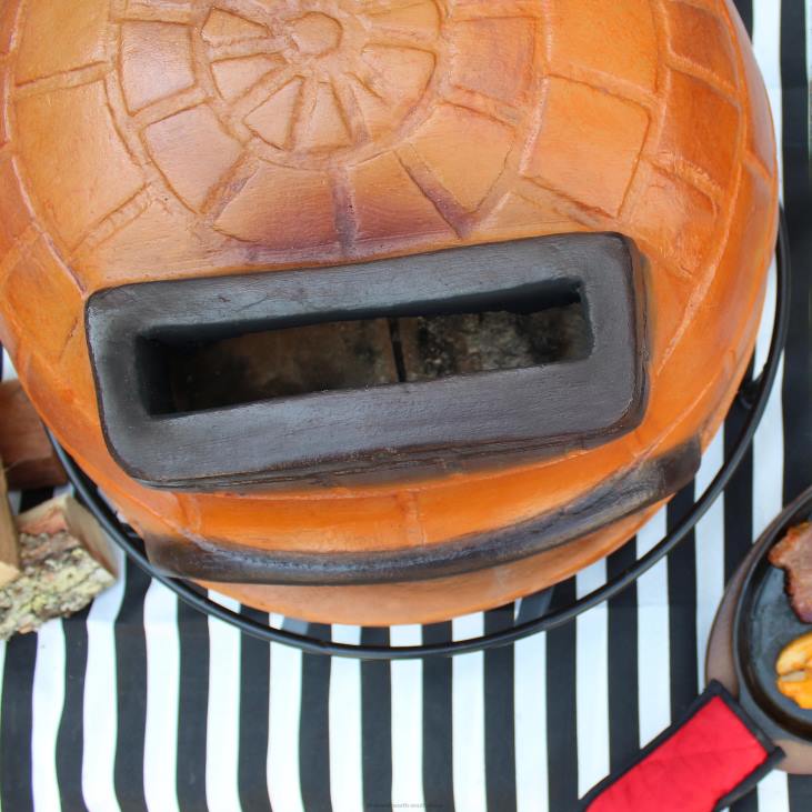 Accessories Plow & Hearth Talavera Sienna Pizza Oven NFLB2950