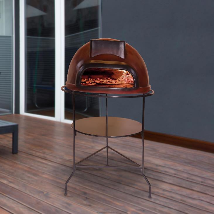 Accessories Plow & Hearth Talavera Varena Pizza Oven NFLB2951