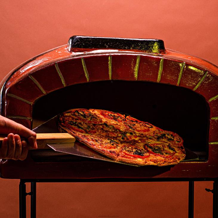 Accessories Plow & Hearth Talavera Wine Vesuvius Pizza Oven NFLB2948