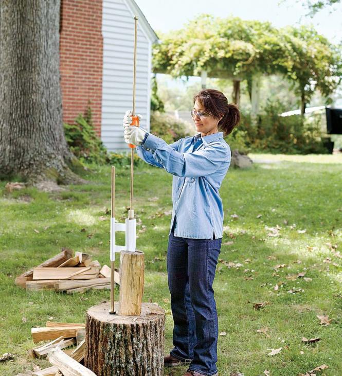 Accessories Plow & Hearth Smart Log Splitter - White NFLB2958