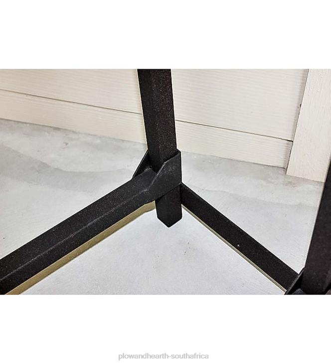 Accessories Plow & Hearth Portable Wood Rack - Black NFLB2847