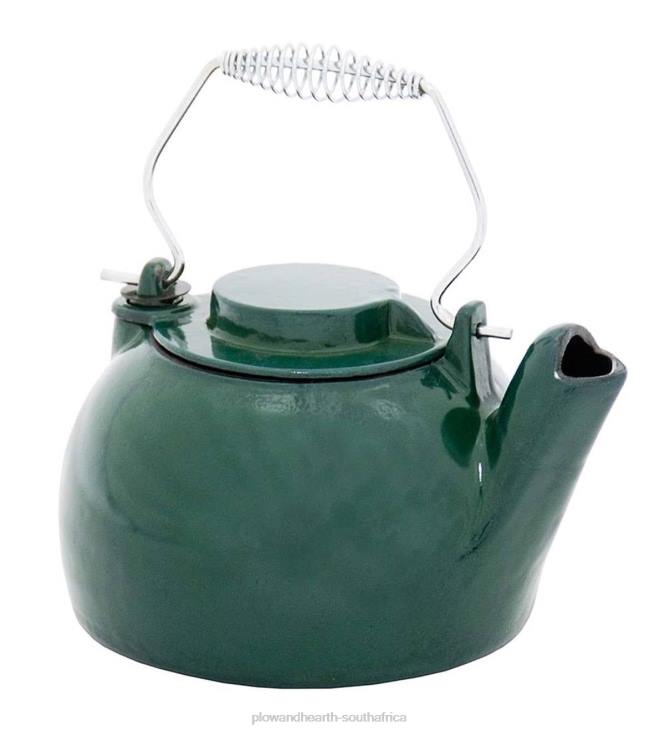 Accessories Plow & Hearth Cast Iron Steamer Kettle With Porcelain Enamel Finish - Red NFLB2838