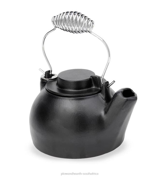 Accessories Plow & Hearth Porcelain Steamer Kettle, 2.5-quart - Black NFLB2843