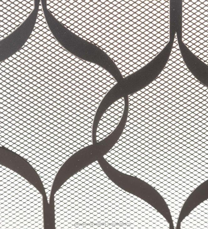 Fireplace Plow & Hearth Astoria Two-Door Fireplace Screen, Small - Black NFLB3137