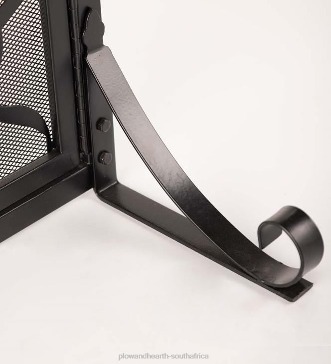 Fireplace Plow & Hearth Astoria Two-Door Fireplace Screen, Small - Black NFLB3137