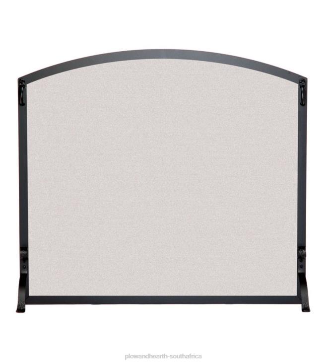 Fireplace Plow & Hearth Flat Fireplace Screen With Arched Top NFLB2880