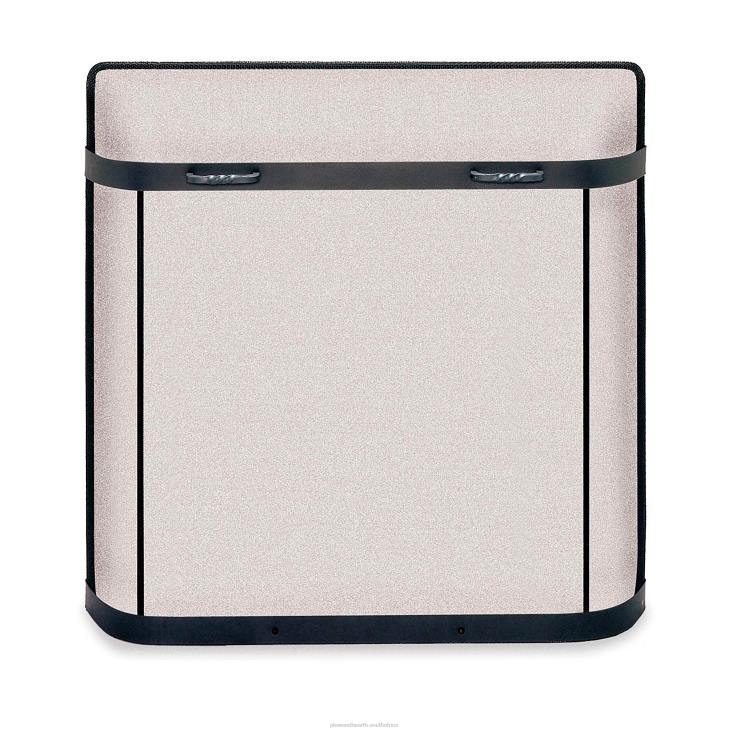 Fireplace Plow & Hearth Large Custom Iron Series Spark Guard - 2,301 to 2,650 sq. inches - Black NFLB2929