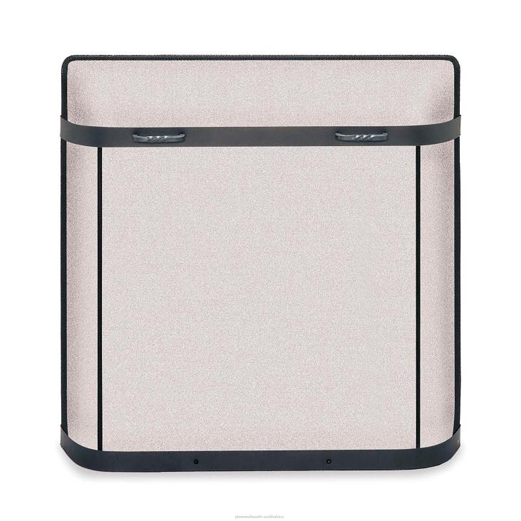 Fireplace Plow & Hearth Large Custom Iron Series Spark Guard - 2,301 to 2,650 sq. inches - Black NFLB2929
