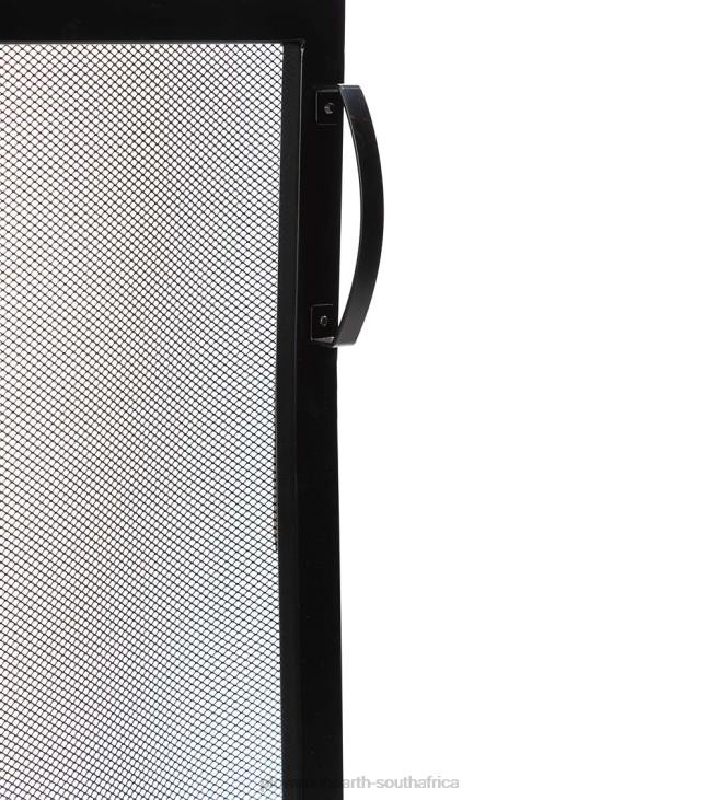 Fireplace Plow & Hearth Manhattan Tempered Glass Flat Guard Fire Screen NFLB2823