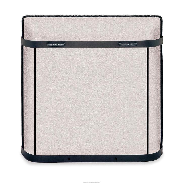 Fireplace Plow & Hearth Medium Custom Iron Series Spark Guard - 1,501 to 2,300 sq. inches - Black NFLB2917