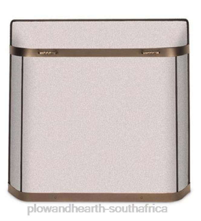 Fireplace Plow & Hearth Medium Custom Iron Series Spark Guard - 1,501 to 2,300 sq. inches - Black NFLB2917