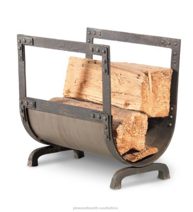 Fireplace Plow & Hearth Old World Forged Iron Fireplace Screens, Wood Holder And Tool Set NFLB2778