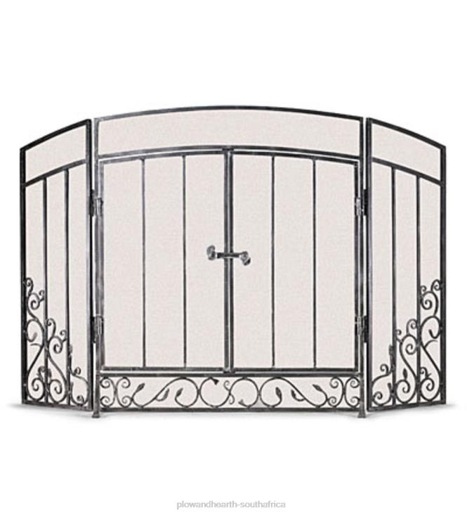 Fireplace Plow & Hearth Pewter Renaissance Screen - Pewter NFLB2904