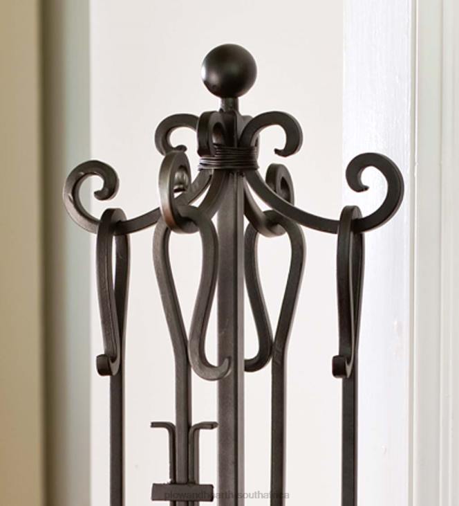 Fireplace Plow & Hearth Small Crest Fireplace Screen With Doors - Copper NFLB3192