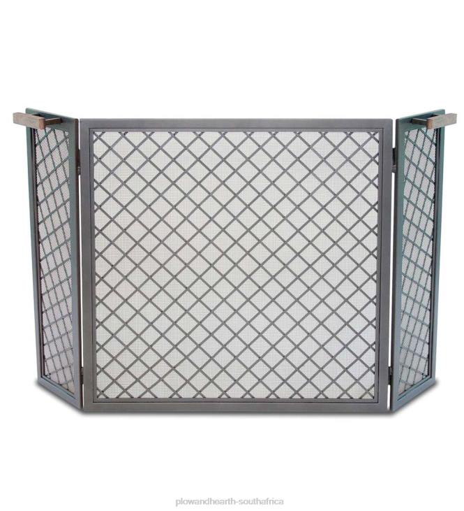 Fireplace Plow & Hearth Stanton Tri-Panel Fireplace Screen - Iron NFLB2919