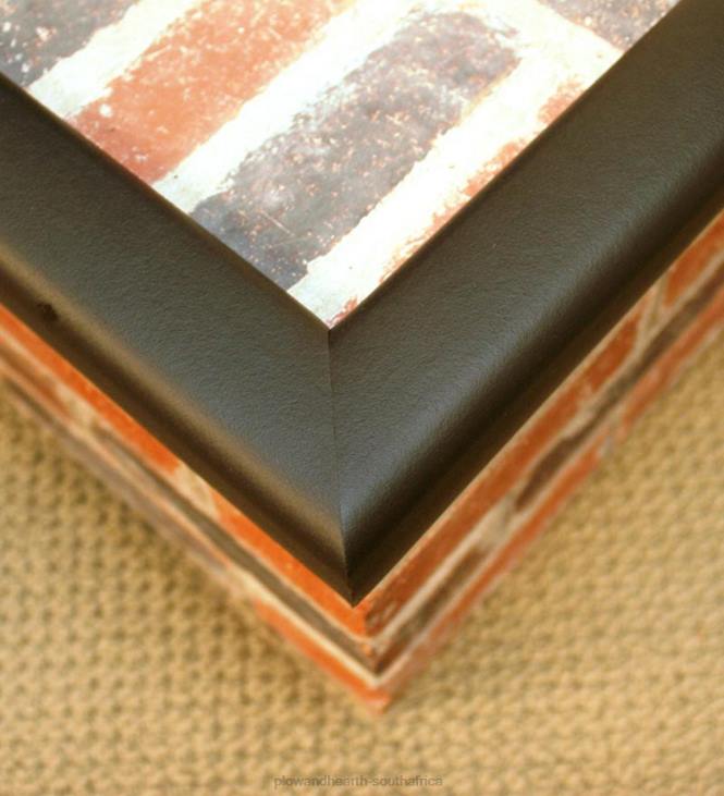 Fireplace Plow & Hearth Adhesive Backed Guard Kit - Black NFLB2833