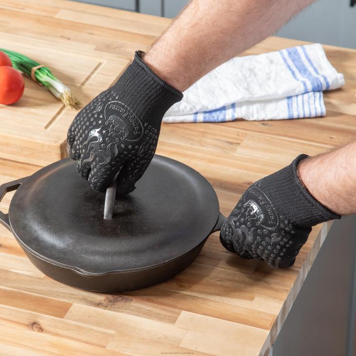 Fireplace Plow & Hearth Single Heat-Resistant BBQ Glove NFLB2830