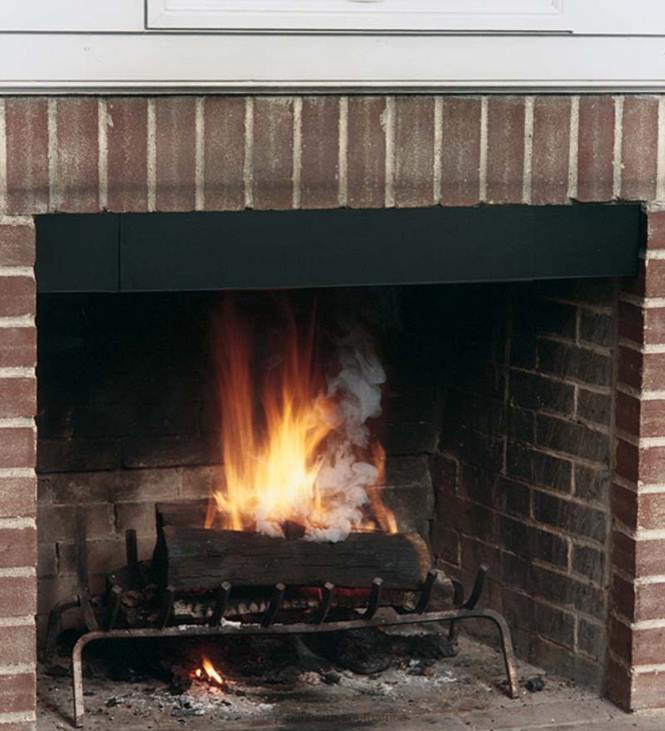 Fireplace Plow & Hearth USA-Made Fireplace Smoke Guard NFLB2831