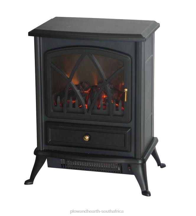 Fireplace Plow & Hearth Clifton Compact Electric Stove Heater - Black NFLB2933