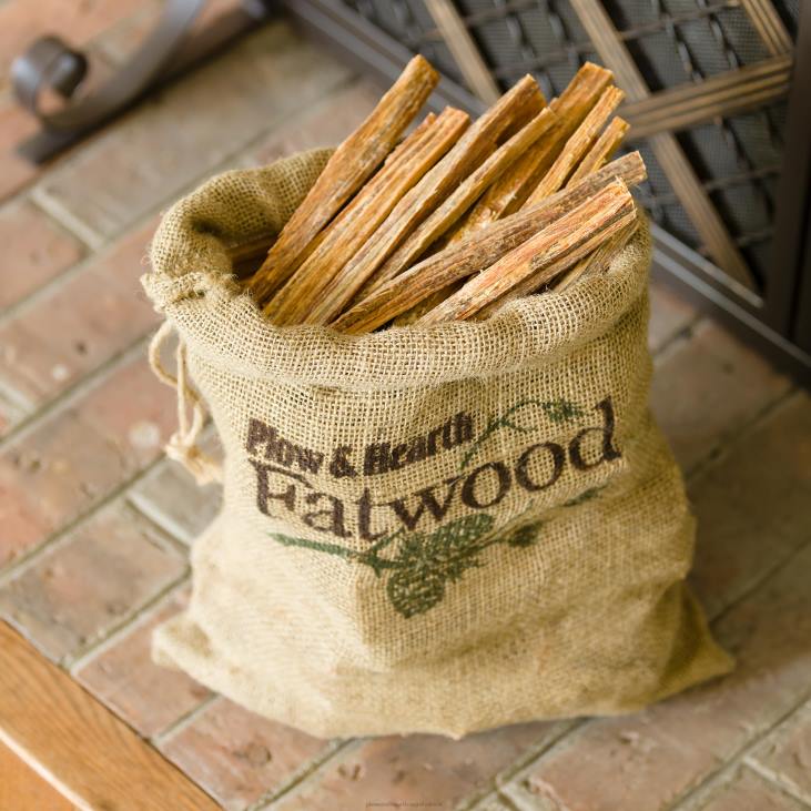 Fireplace Plow & Hearth Fatwood Fire-Starter Pre-Split Kindling NFLB2705