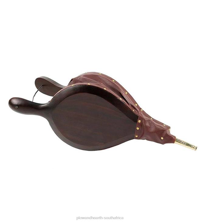 Fireplace Plow & Hearth Wood and Leather Shaker Style Bellow NFLB2717