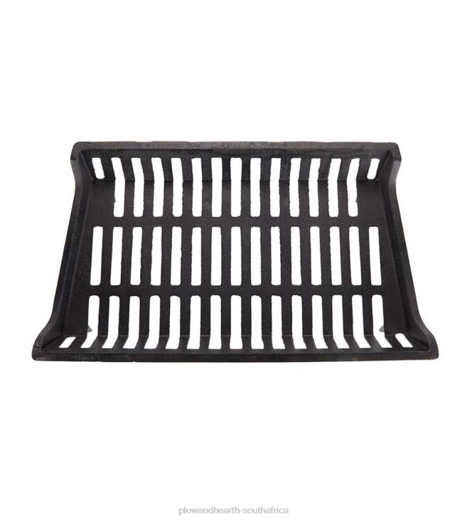 Fireplace Plow & Hearth 1-Piece Cast Flat-Bottom Fireplace Grate NFLB2809