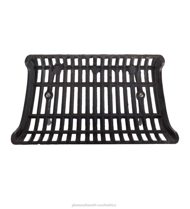 Fireplace Plow & Hearth Cast Iron Basket Self-Feeding Fireplace Grate NFLB2811