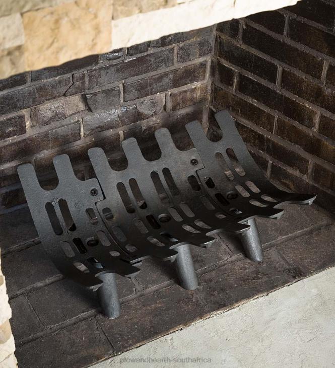 Fireplace Plow & Hearth Cast Iron Deep-Bed Fireplace Grate NFLB2814