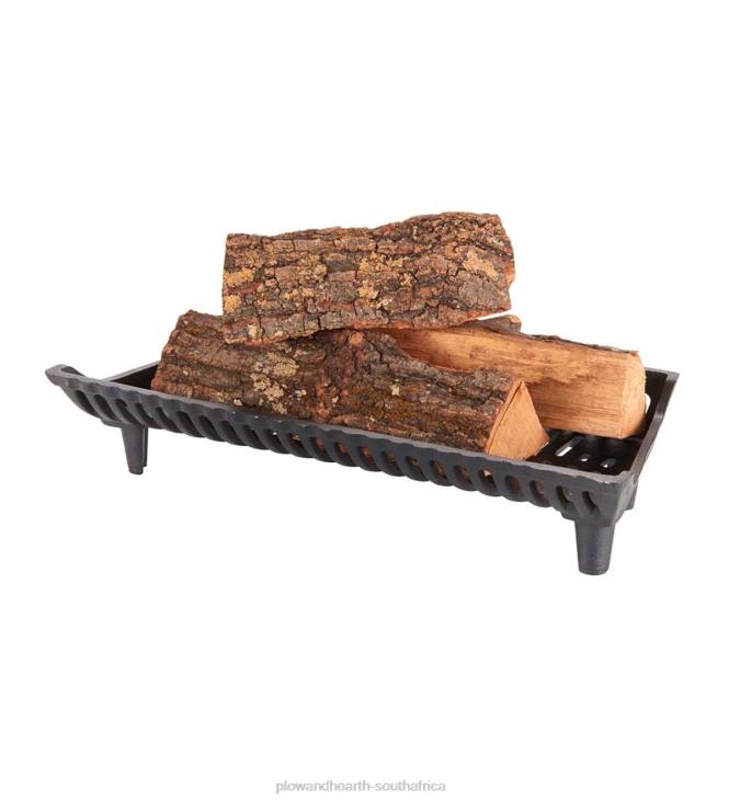 Fireplace Plow & Hearth Cast Iron Franklin Self-Feeding Fireplace Grate NFLB2810