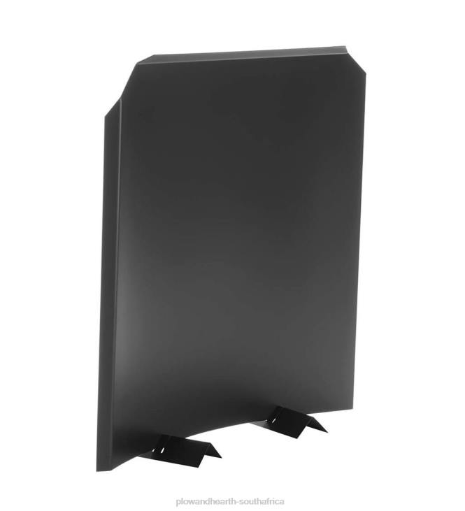 Fireplace Plow & Hearth USA-Made Stainless Steel Fireback in Black Finish NFLB2817