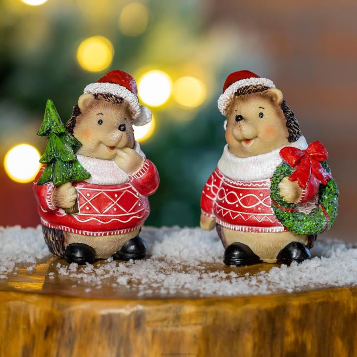 Fireplace Plow & Hearth Holiday Forest Friends, Set of 2 NFLB2822