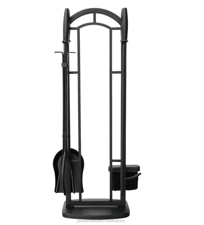 Fireplace Plow & Hearth 5-Piece Arched Fireplace Rods Tool Set - Black NFLB2773