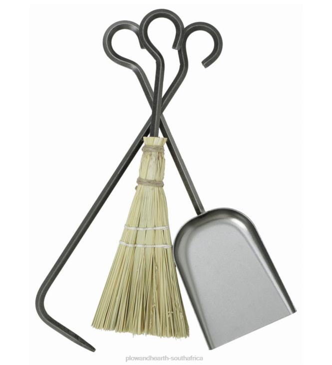 Fireplace Plow & Hearth American-Made Country Home Fireplace Tool Set NFLB2755