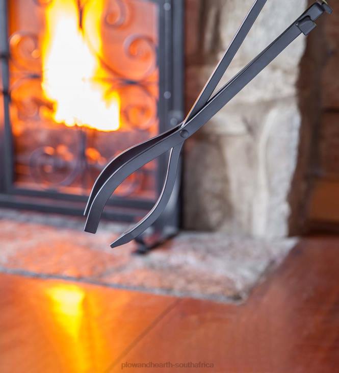 Fireplace Plow & Hearth Compact Size Hand-Forged Fireplace Tool Set - Black NFLB2720