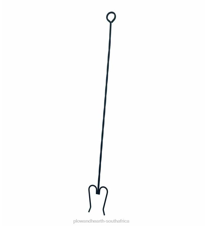 Fireplace Plow & Hearth Long Wrought Iron Fireplace Poker Fork NFLB2786