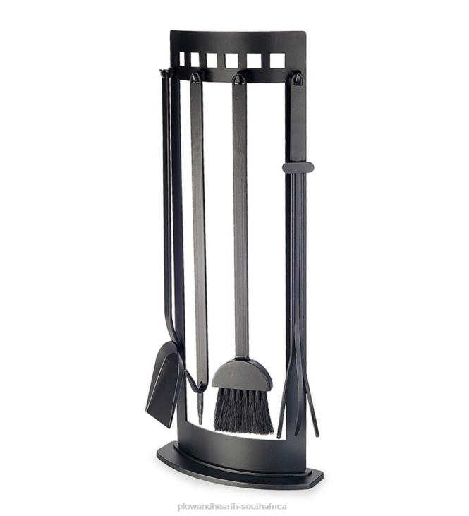 Fireplace Plow & Hearth Portfolio Fireplace Tool Set - Black NFLB2761