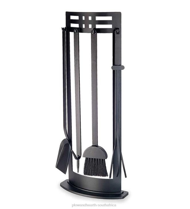 Fireplace Plow & Hearth Portfolio Fireplace Tool Set - Black NFLB2761