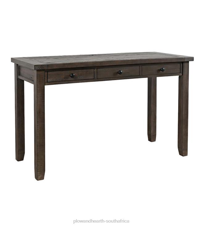 Furniture Plow & Hearth Cape Charles Reclaimed Barnwood Power Station Desk - Barnwood NFLB2126