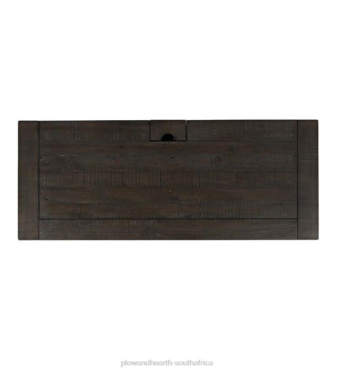 Furniture Plow & Hearth Cape Charles Reclaimed Barnwood Power Station Desk - Barnwood NFLB2126