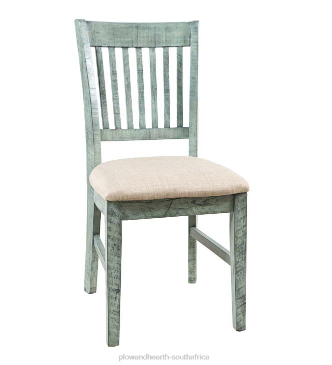 Furniture Plow & Hearth Chelsea Slatted Back Chair - Scrimshaw Whitewash NFLB2104